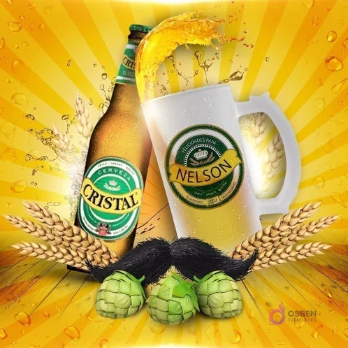 Pack Vectores Cervezas Shoperos para Sublimación | Diseños Día del Padre Editables EPS/PDF