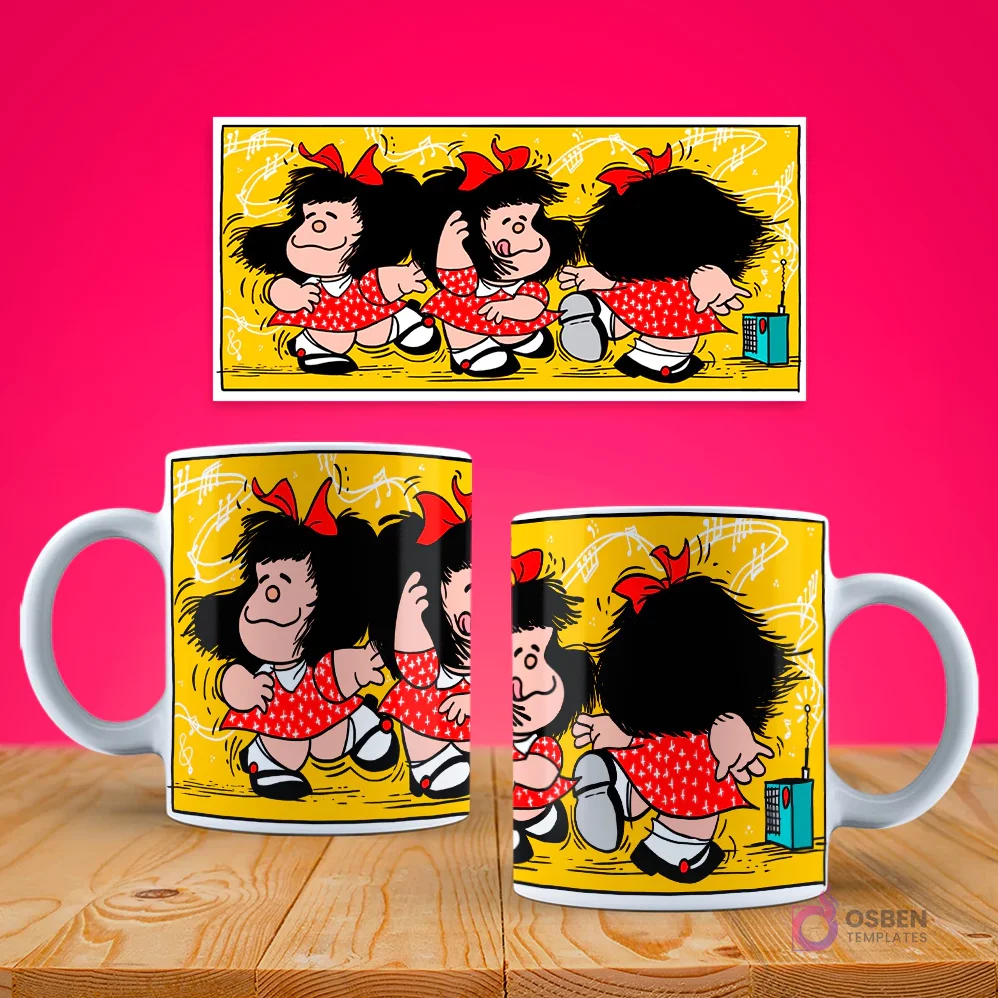 Diseños Exclusivos Mafalda para Tazas | Frases Inteligentes y Humor de Quino