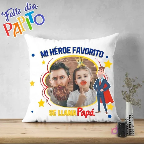Plantillas Sublimación Cojines Día del Padre y Abuelo Editables