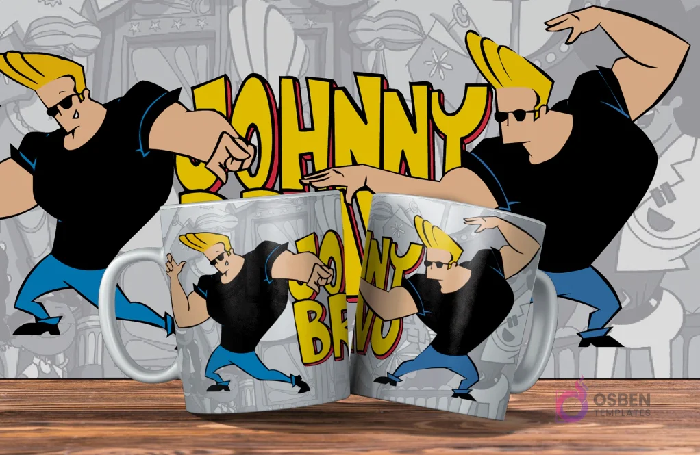 Colección de Diseños Animados Clásicos para Sublimación de Tazas | Cartoon Network, Hanna-Barbera y Más | JPG