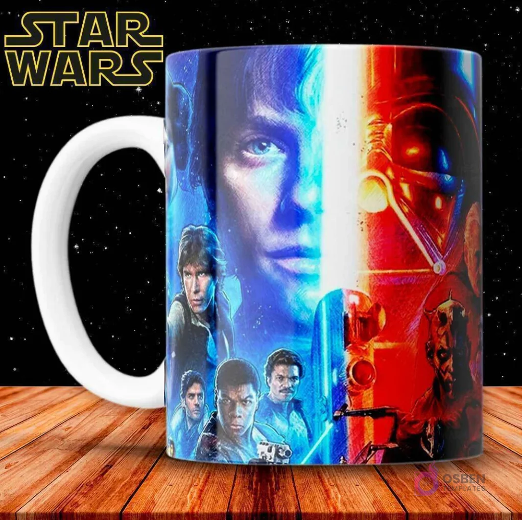 Colección Premium Star Wars para Sublimar Tazas | La Fuerza en tus Diseños