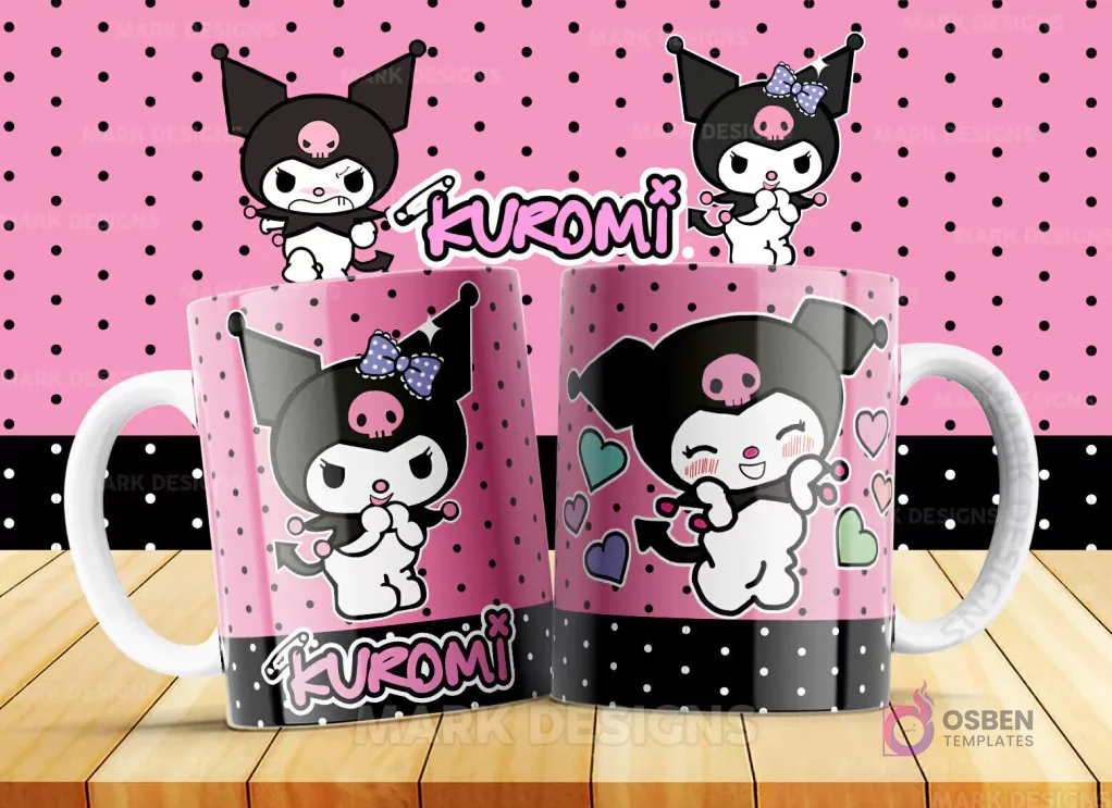 Tazas Personalizadas Kuromi Vol.2 | Colección Exclusiva Sanrio