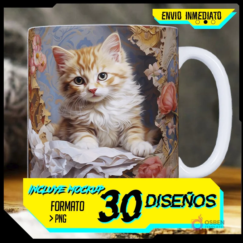 Colección Premium 3D Naturaleza para Tazas Personalizadas