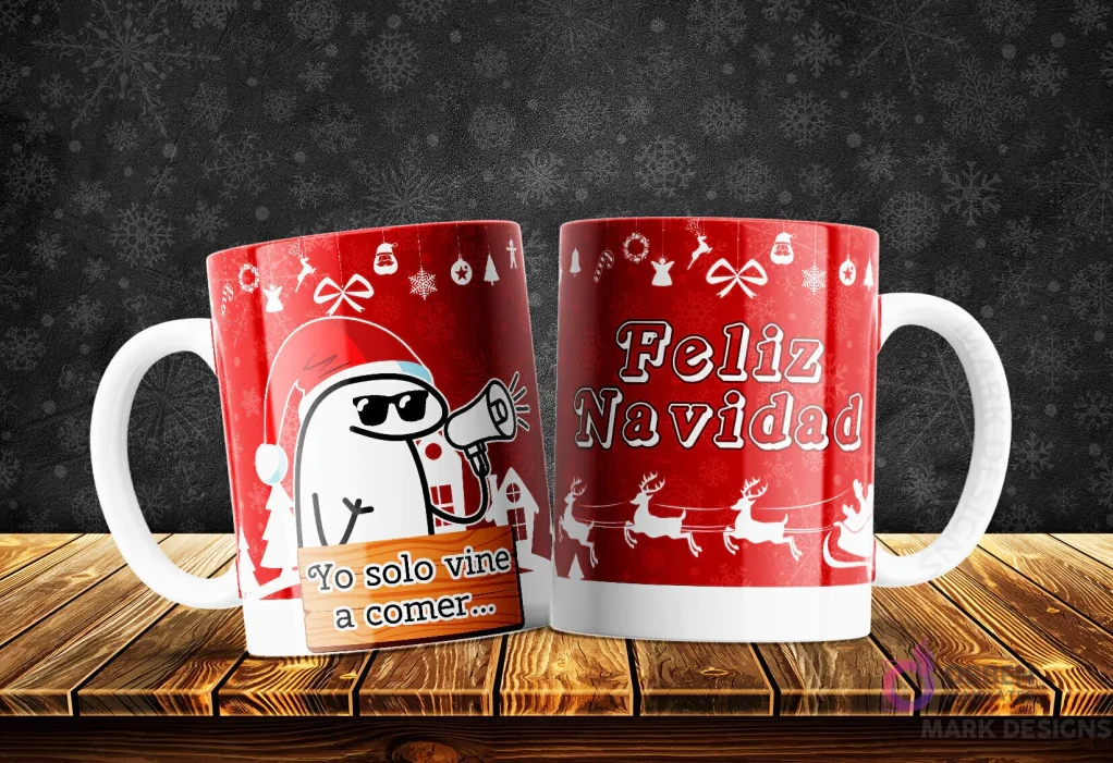 Flork Navidad: Diseños Exclusivos para Tazas con Memes de Humor Navideño