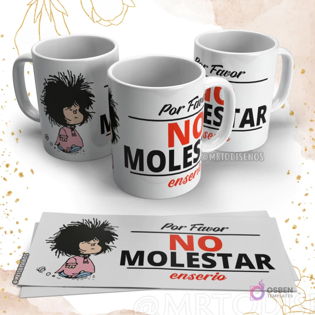 Tazas Mafalda con Frases Icónicas: Colección Exclusiva 5 Diseños