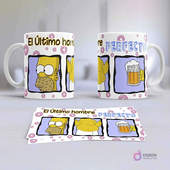 Pack 10 Diseños Exclusivos Los Simpsons para Sublimación de Tazas | Fans