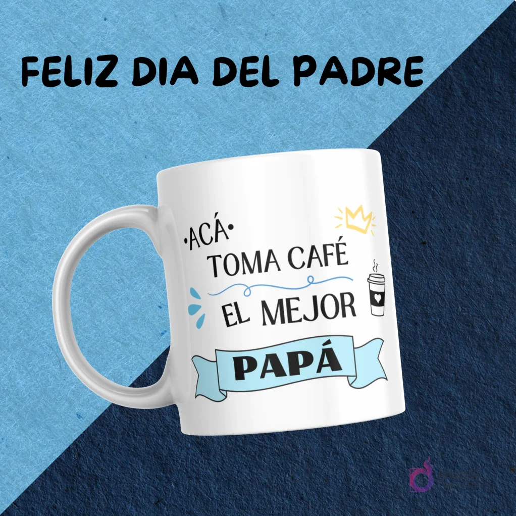 Pack 20 Plantillas Tazas Día del Padre | Sublimación PNG + Mockups